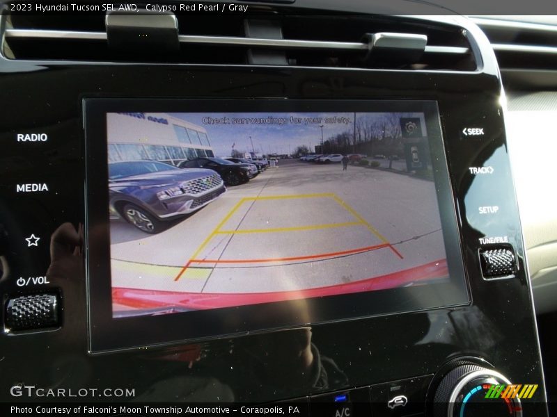 Calypso Red Pearl / Gray 2023 Hyundai Tucson SEL AWD