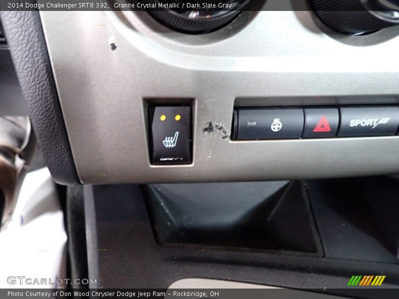 Granite Crystal Metallic / Dark Slate Gray 2014 Dodge Challenger SRT8 392