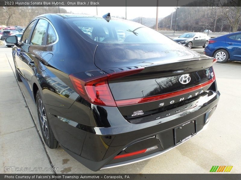 Onyx Black / Black 2023 Hyundai Sonata Blue Hybrid