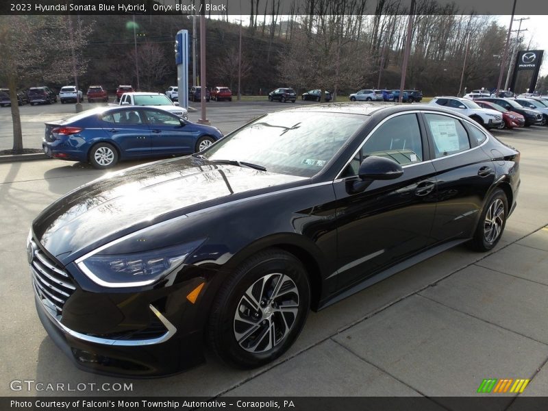 Onyx Black / Black 2023 Hyundai Sonata Blue Hybrid