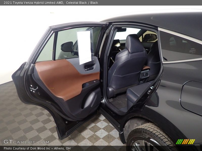 Celestial Black / Black 2021 Toyota Venza Hybrid Limited AWD