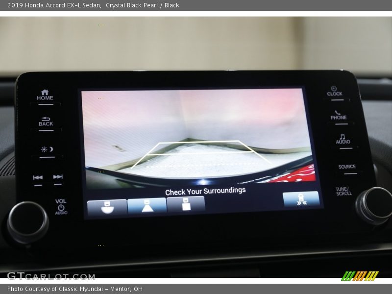 Crystal Black Pearl / Black 2019 Honda Accord EX-L Sedan