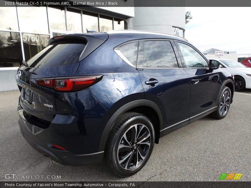 Eternal Blue Mica / Black 2023 Mazda CX-5 S Premium AWD