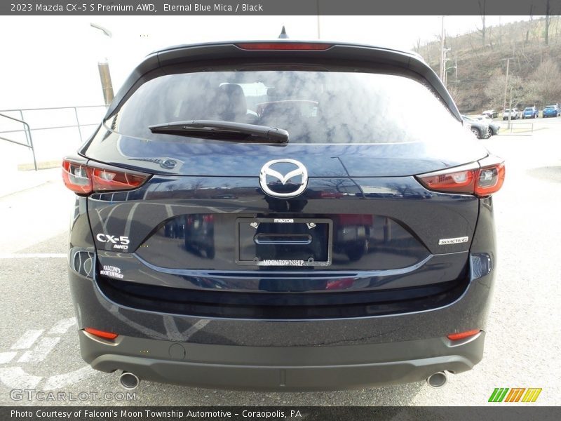 Eternal Blue Mica / Black 2023 Mazda CX-5 S Premium AWD