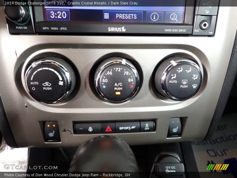 Granite Crystal Metallic / Dark Slate Gray 2014 Dodge Challenger SRT8 392