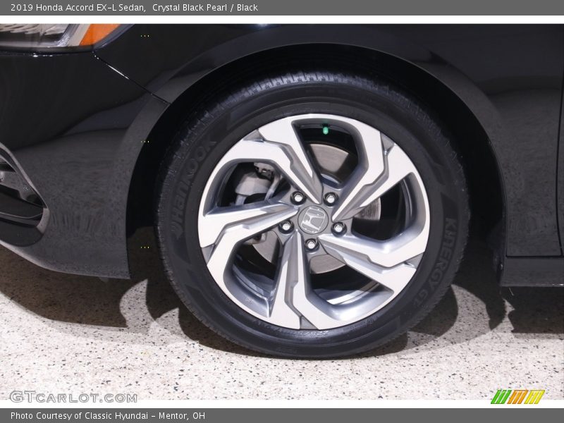 Crystal Black Pearl / Black 2019 Honda Accord EX-L Sedan