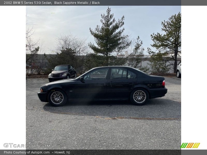 Black Sapphire Metallic / Black 2002 BMW 5 Series 530i Sedan