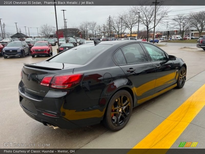 Phantom Black Metallic / Jet Black 2016 Chevrolet SS Sedan