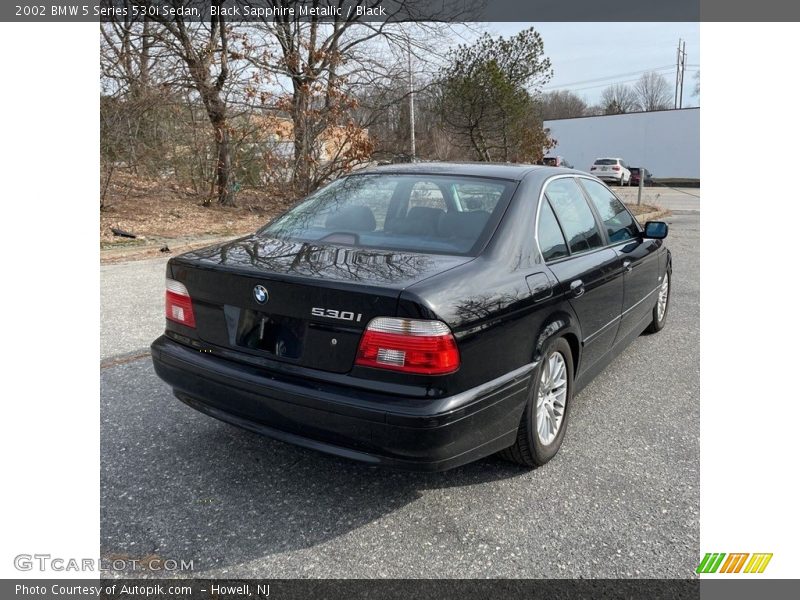 Black Sapphire Metallic / Black 2002 BMW 5 Series 530i Sedan