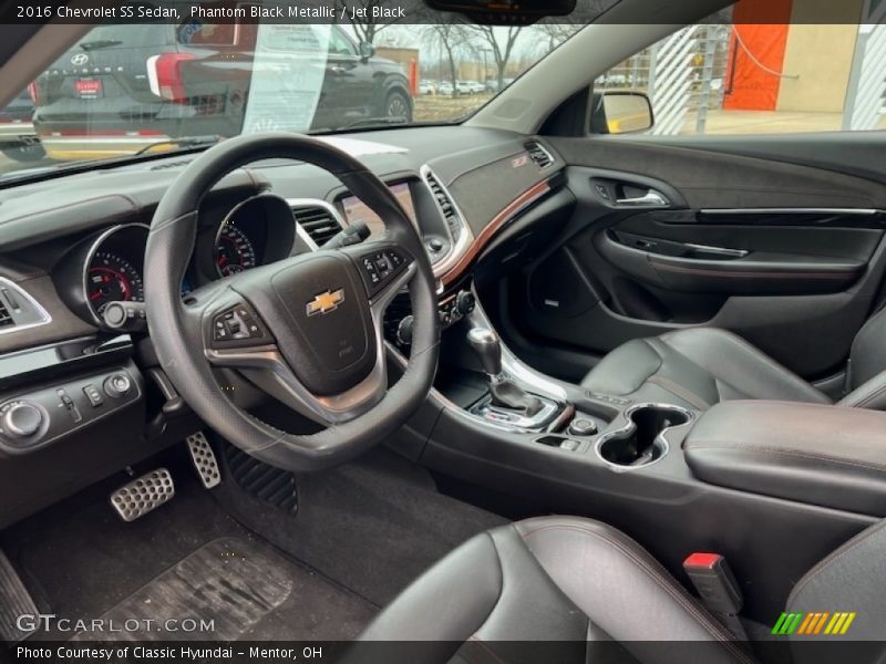 Phantom Black Metallic / Jet Black 2016 Chevrolet SS Sedan