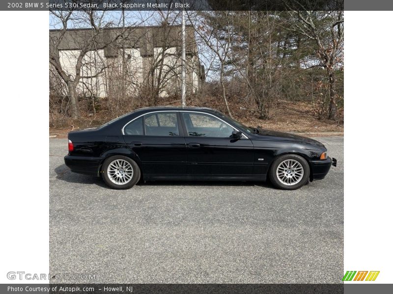 Black Sapphire Metallic / Black 2002 BMW 5 Series 530i Sedan