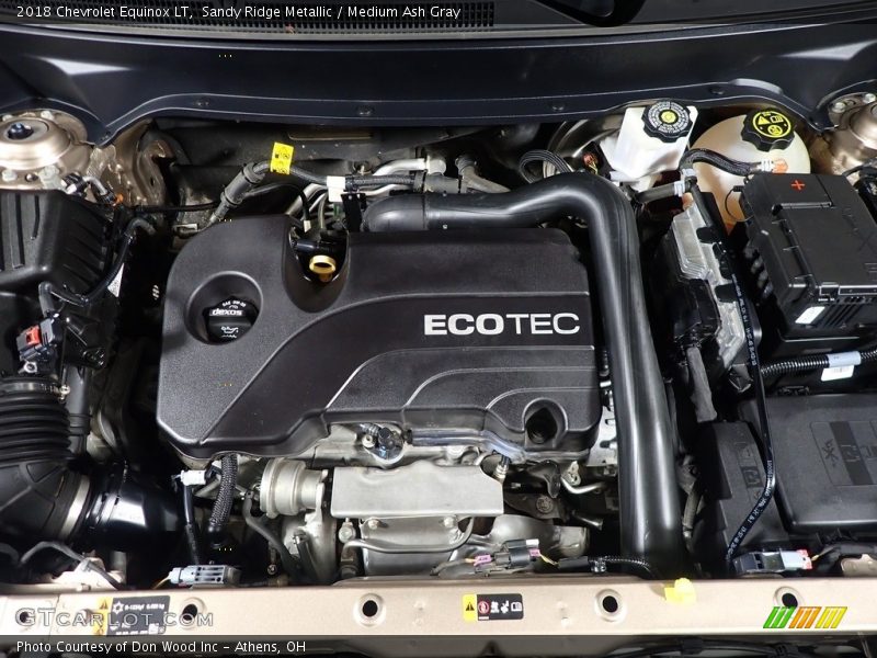 Sandy Ridge Metallic / Medium Ash Gray 2018 Chevrolet Equinox LT