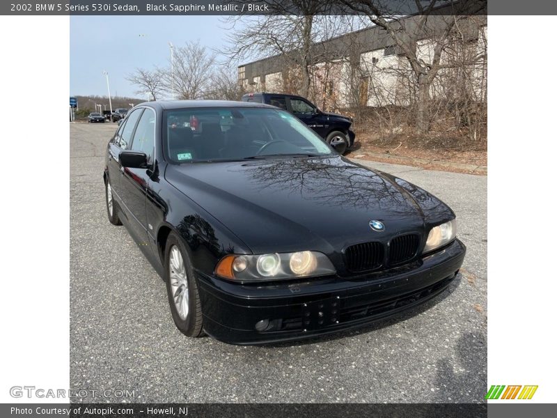 Black Sapphire Metallic / Black 2002 BMW 5 Series 530i Sedan