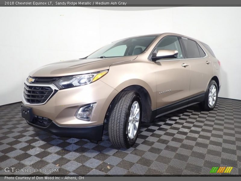 Sandy Ridge Metallic / Medium Ash Gray 2018 Chevrolet Equinox LT