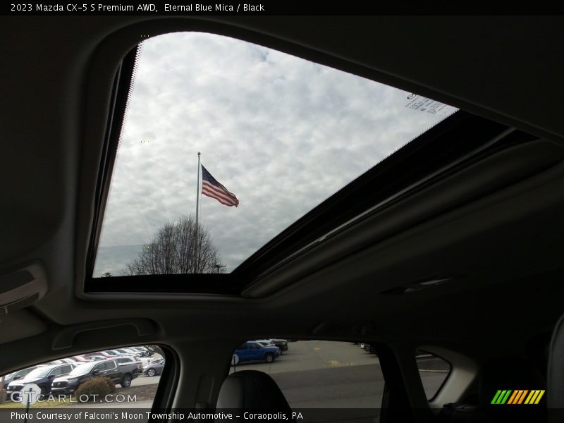 Eternal Blue Mica / Black 2023 Mazda CX-5 S Premium AWD