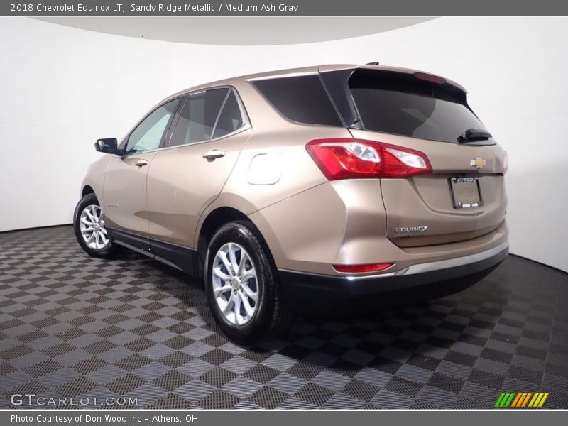 Sandy Ridge Metallic / Medium Ash Gray 2018 Chevrolet Equinox LT