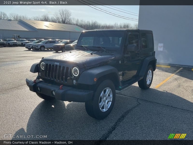 Black / Black 2015 Jeep Wrangler Sport 4x4