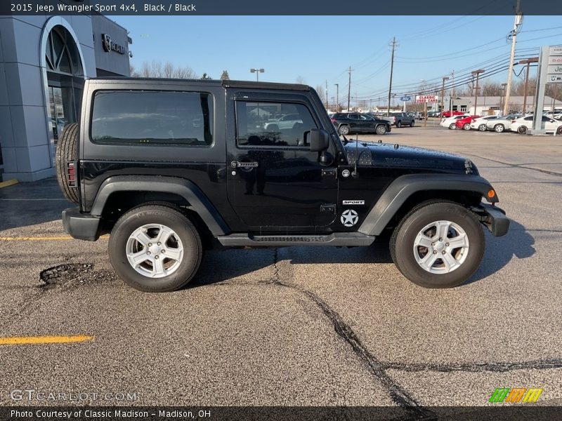 Black / Black 2015 Jeep Wrangler Sport 4x4