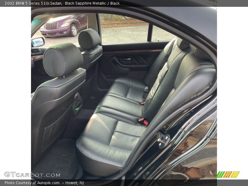 Black Sapphire Metallic / Black 2002 BMW 5 Series 530i Sedan