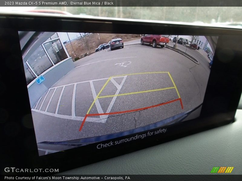Eternal Blue Mica / Black 2023 Mazda CX-5 S Premium AWD