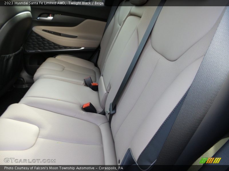 Rear Seat of 2023 Santa Fe Limited AWD