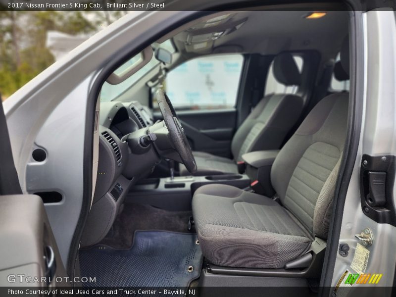Front Seat of 2017 Frontier S King Cab