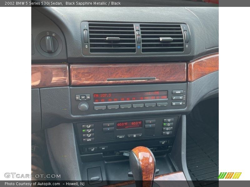 Black Sapphire Metallic / Black 2002 BMW 5 Series 530i Sedan