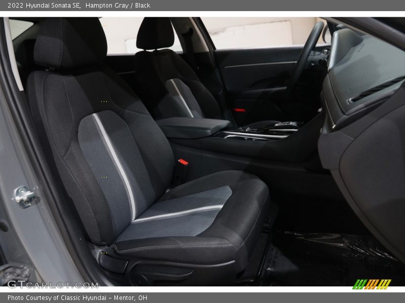 Hampton Gray / Black 2022 Hyundai Sonata SE