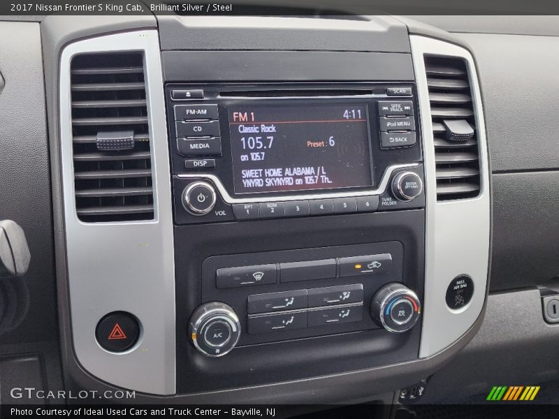 Controls of 2017 Frontier S King Cab