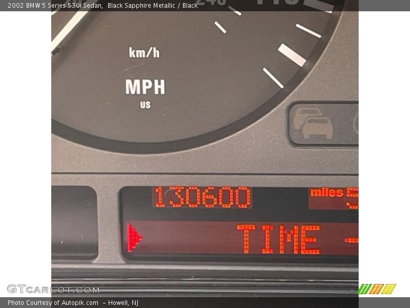 Black Sapphire Metallic / Black 2002 BMW 5 Series 530i Sedan
