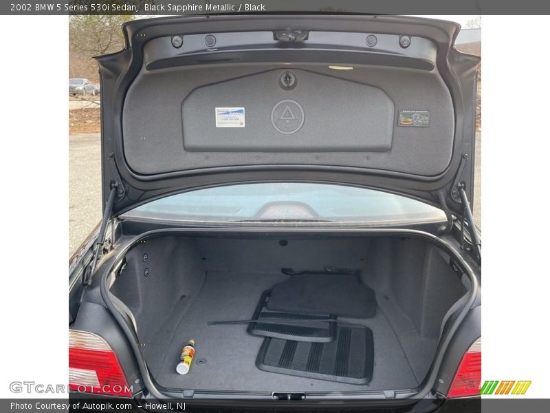 Black Sapphire Metallic / Black 2002 BMW 5 Series 530i Sedan