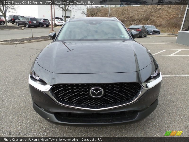 Machine Gray Metallic / Black 2023 Mazda CX-30 Premium AWD