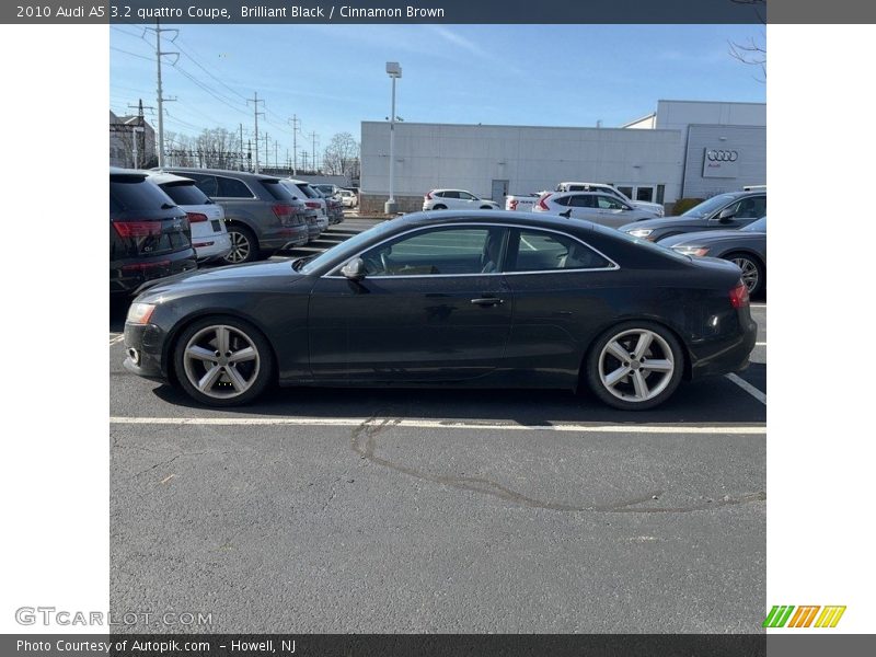 Brilliant Black / Cinnamon Brown 2010 Audi A5 3.2 quattro Coupe