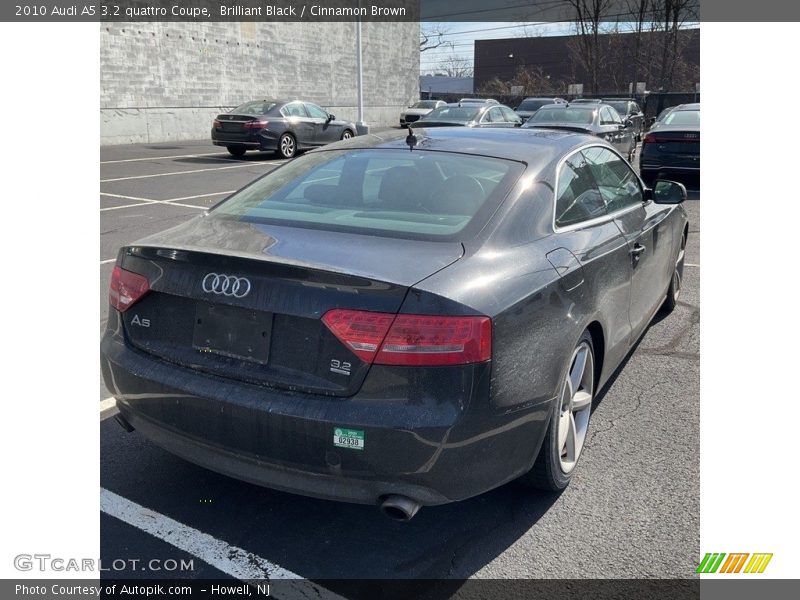 Brilliant Black / Cinnamon Brown 2010 Audi A5 3.2 quattro Coupe