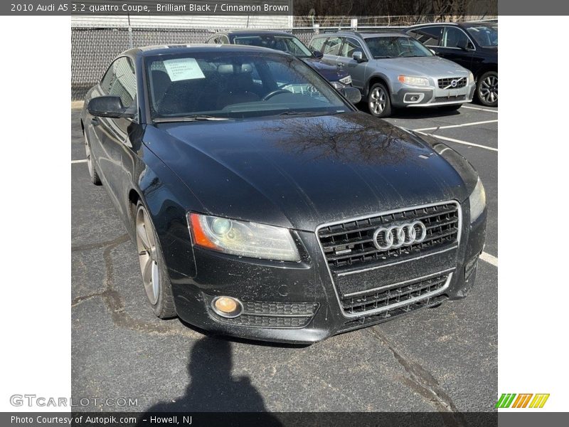 Brilliant Black / Cinnamon Brown 2010 Audi A5 3.2 quattro Coupe