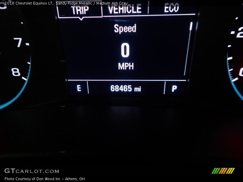 Sandy Ridge Metallic / Medium Ash Gray 2018 Chevrolet Equinox LT