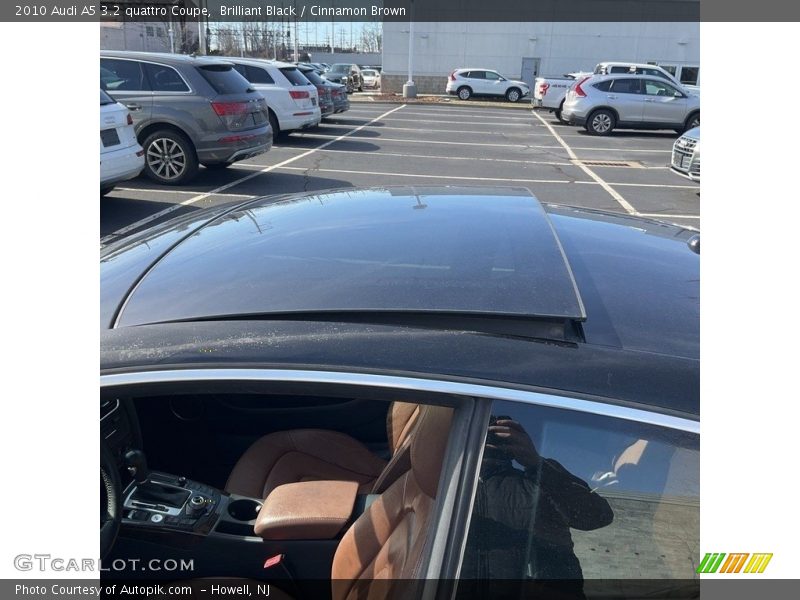 Brilliant Black / Cinnamon Brown 2010 Audi A5 3.2 quattro Coupe