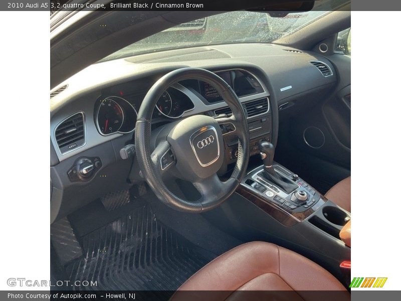 Brilliant Black / Cinnamon Brown 2010 Audi A5 3.2 quattro Coupe