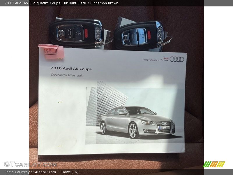 Brilliant Black / Cinnamon Brown 2010 Audi A5 3.2 quattro Coupe