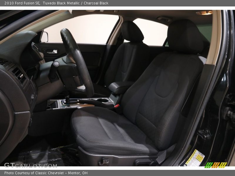 Tuxedo Black Metallic / Charcoal Black 2010 Ford Fusion SE