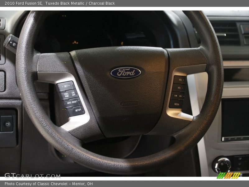 Tuxedo Black Metallic / Charcoal Black 2010 Ford Fusion SE