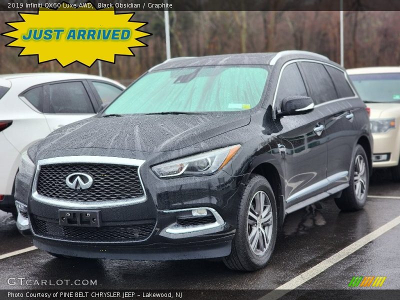 Black Obsidian / Graphite 2019 Infiniti QX60 Luxe AWD