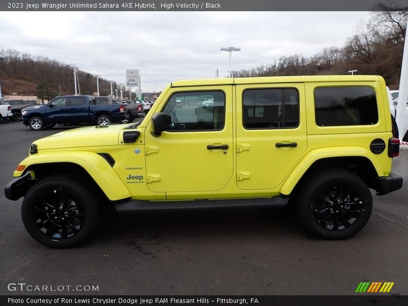  2023 Wrangler Unlimited Sahara 4XE Hybrid High Velocity