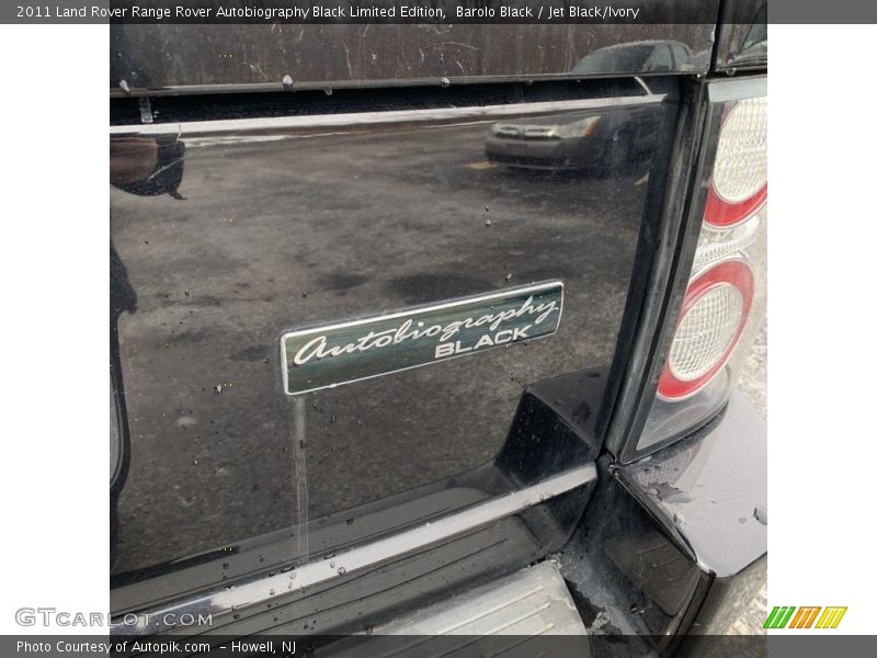  2011 Range Rover Autobiography Black Limited Edition Logo