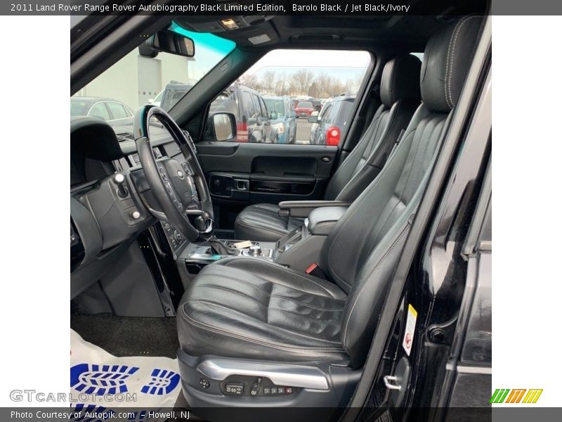 Front Seat of 2011 Range Rover Autobiography Black Limited Edition