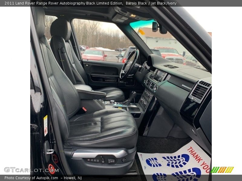 Front Seat of 2011 Range Rover Autobiography Black Limited Edition