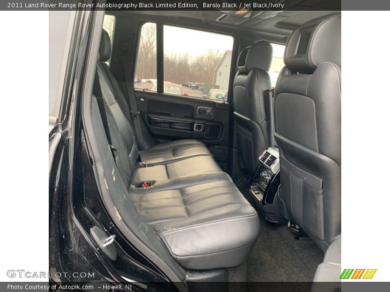 Rear Seat of 2011 Range Rover Autobiography Black Limited Edition