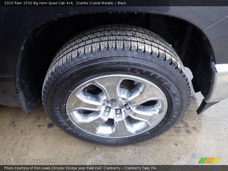 Granite Crystal Metallic / Black 2020 Ram 1500 Big Horn Quad Cab 4x4