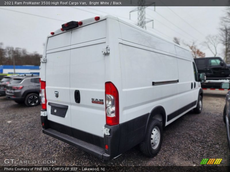 Bright White / Black 2021 Ram ProMaster 3500 High Roof Cargo Van