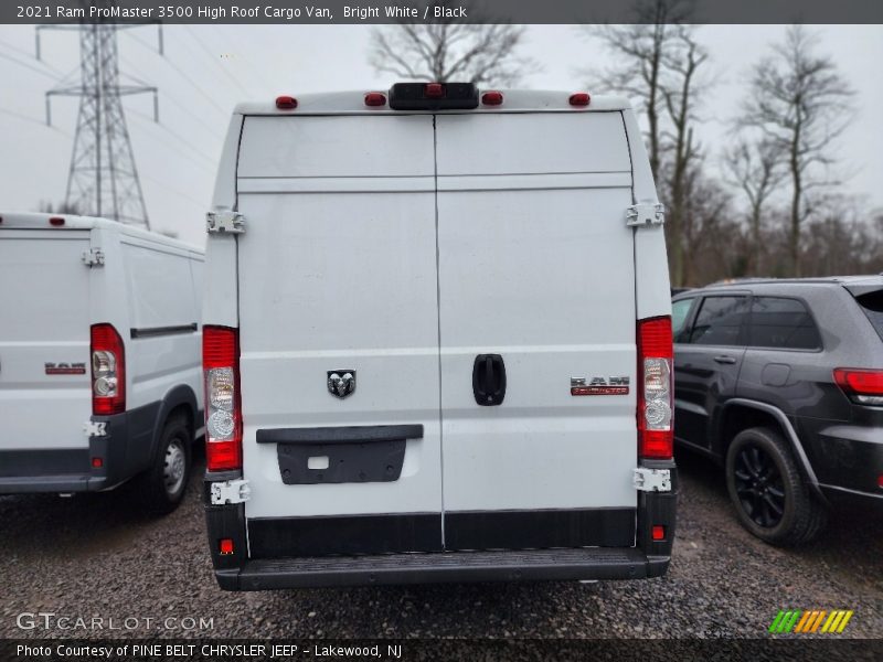 Bright White / Black 2021 Ram ProMaster 3500 High Roof Cargo Van